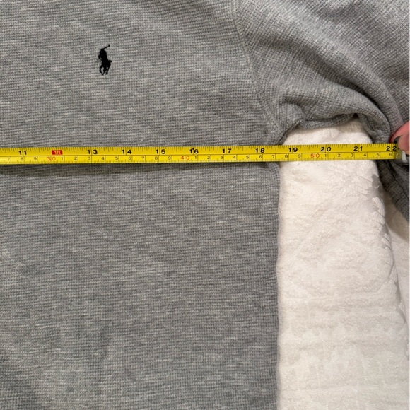 Polo Ralph Lauren waffle knit crew shirt 100% cotton - Picture 4 of 5